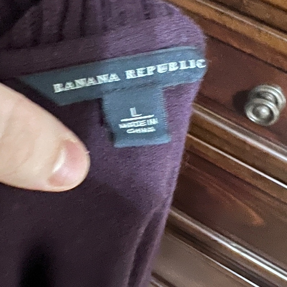 Banana Republic Purple Long Sweater Women’s Large
